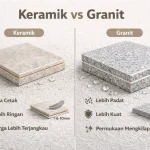 perbedaan granit dan keramik