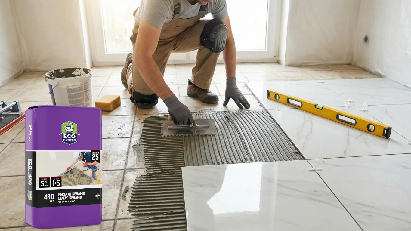 perekat keramik diatas keramik