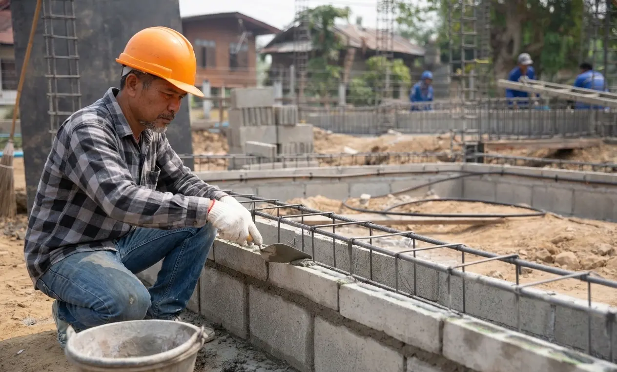 tips pasang bata ringan