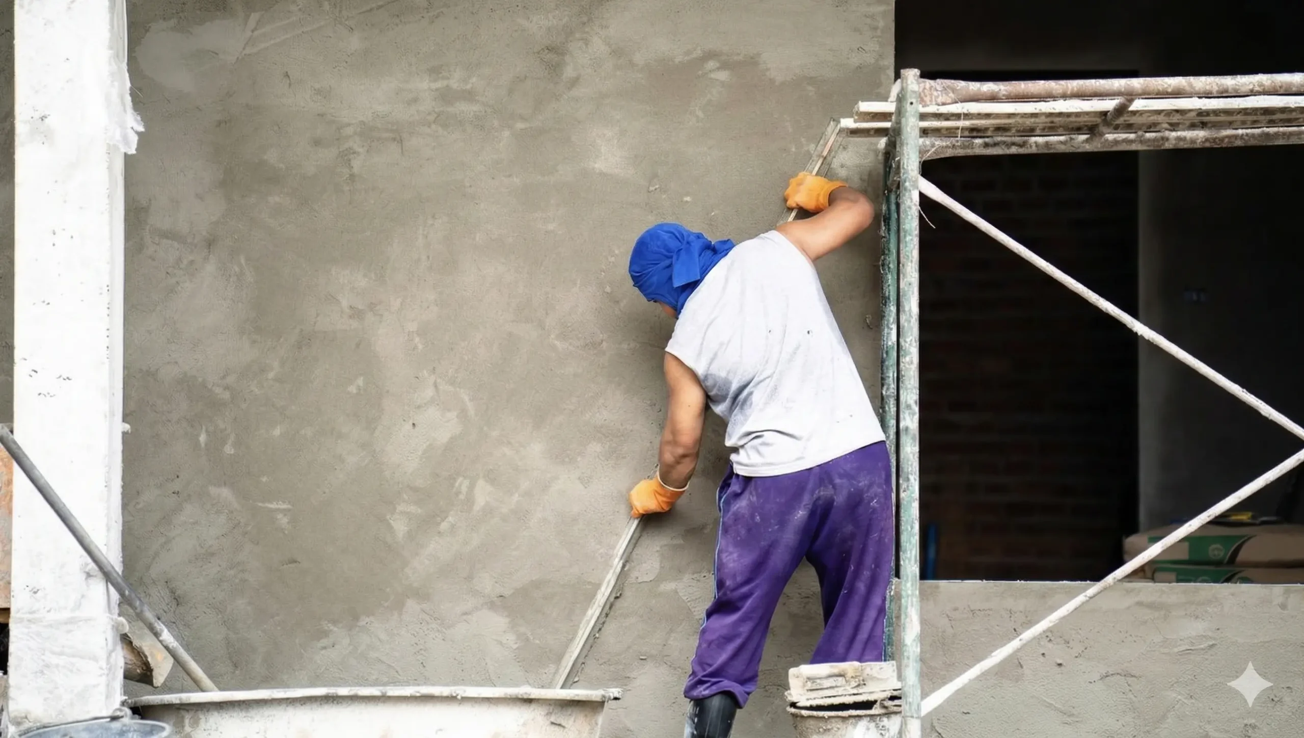 urutan acian dan plester